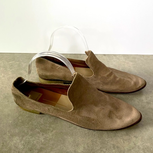 DOLCE VITA Suede Flat Brown 11 Slip On - Picture 1 of 9